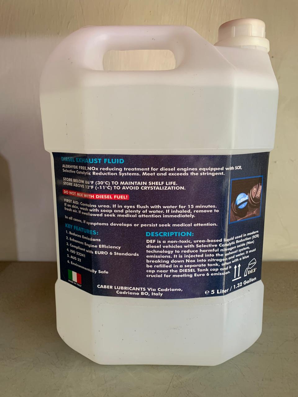 Caber Italian DEF – Diesel Exhaust Fluid