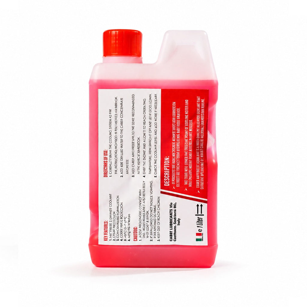 Caber Italian Performance Coolant + Antifreeze – Concentrate {Red}